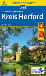 Herford Kreis Radwanderkarte BVA 2021
