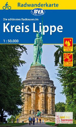 Lippe Kreis Radwanderkarte 2021