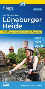 Fahrradkarte Lüneburger Heide ADFC Regionalkarte Coverbild 2024