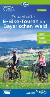 Fahrradkarte Bayerischer Wald ADFC Regionalkarte Coverbild 2022