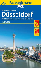 Radwanderkarte Düsseldorf BVA Coverbild 2017