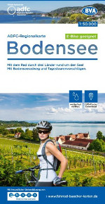 Bodensee ADFC Regionalkarte Fahrradkarte Cover 2021