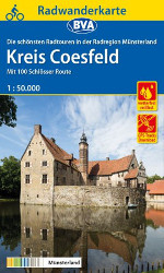 Coesfeld Kreis Radwanderkarte BVA 2021