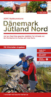 Fahrradkarte Jütland Nord