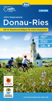 Donau Ries Fahrradkarte ADFC Regionalkarte Coverbind