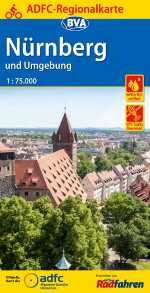 Fahrradkarte Nürnberg ADFC Regionalkarte Coverbild 2021
