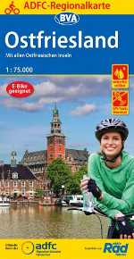Ostfriesland ADFC Fahrradkarte