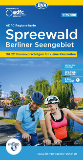 Fahrradkarte Spreewald Berliner Seen ADFC Regionalkarte Coverbild 2022