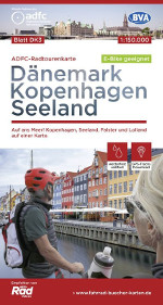 ADFC Radtourenkarte Dänemark Kopenhagen Seeland Coverbild 2020