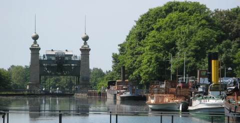 Schiffshebewerk Henrichenburg im Ruhrgebiet