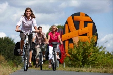 D Netz Radfahrertrio