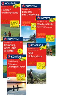 Kompass Fahrradkarten Deutschland Sammelbild bei fahrradtouren.de