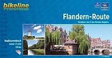 bikeline Flandern-Route Radweg Radtourenbuch Cover wetterfest