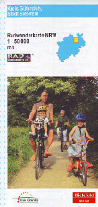 Radwanderkarte Kreis Gütersloh Stadt Bielefeld Cover 2014